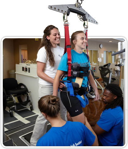 Physical therapy at the Frazier Rehab Institute in Louisville, KY.